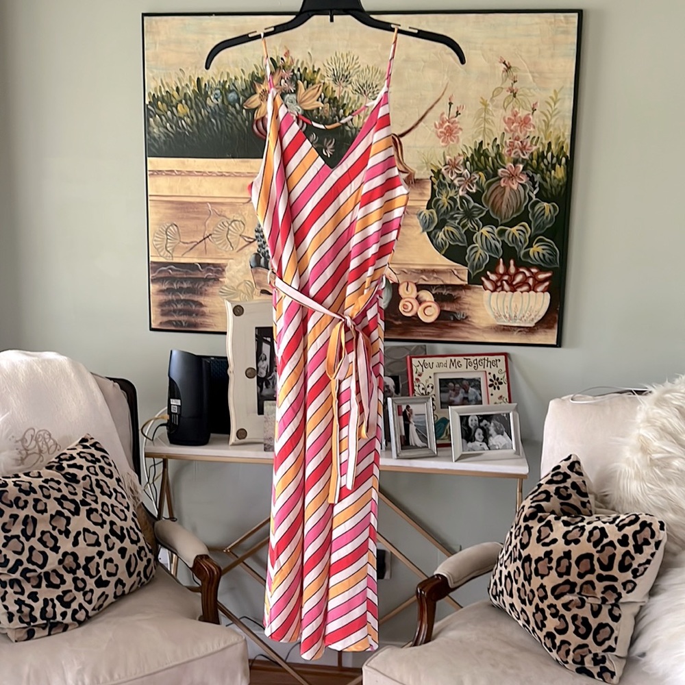 Candyland stripe dress